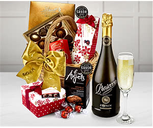 Easter Chocolate Indulgence Hamper With Prosecco